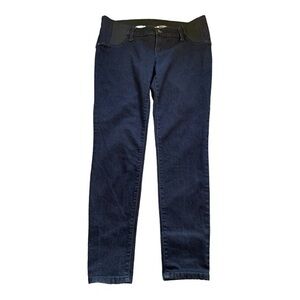 ISABEL MATERNITY DARK DENIM JEGGINGS SIZE 8/29R EUC/NC #6510